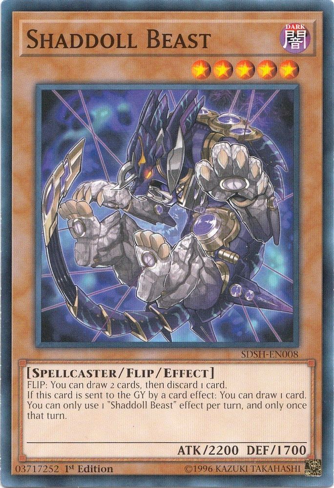 Shaddoll Beast (SDSH-EN008) - Common