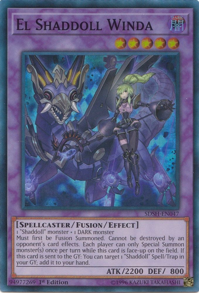 El Shaddoll Winda (SDSH-EN047) - Super Rare