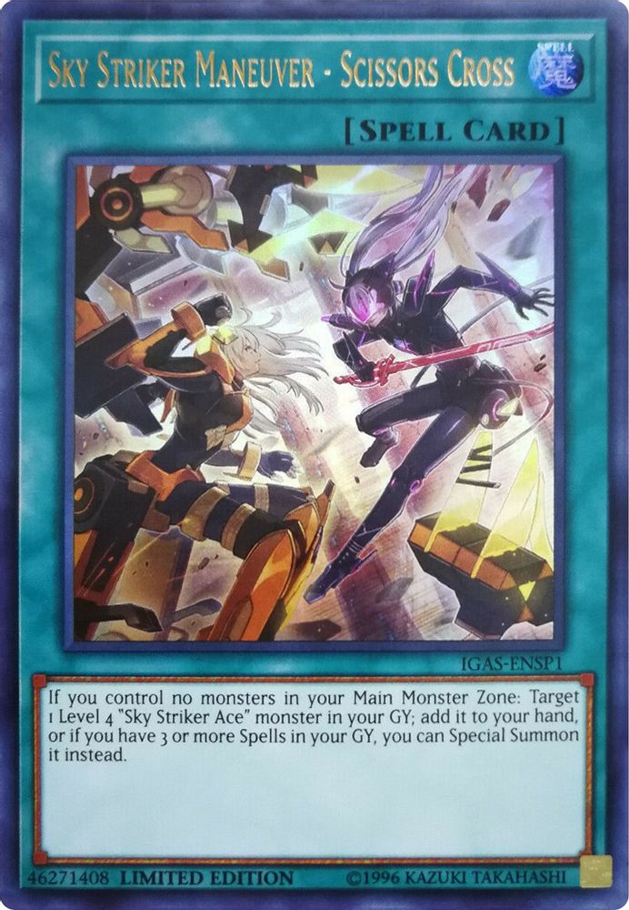 Sky Striker Maneuver - Scissors Cross (IGAS-ENSP1) (IGAS-ENSP1) - Ultra Rare