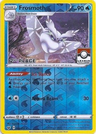 Frosmoth (League Challenge) [2nd Place] 064/202  - Reverse Holofoil - Promo