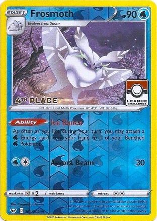 Frosmoth (League Challenge) [4th Place] 064/202  - Reverse Holofoil - Promo