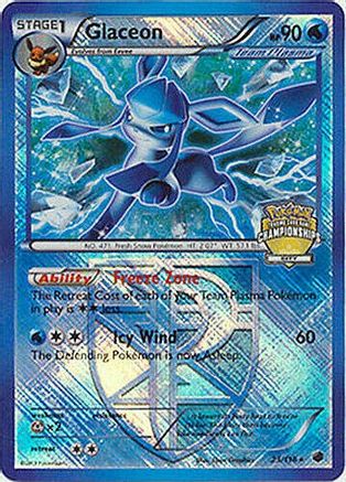 Glaceon - 23/116 (City Championships)/116  - Reverse Holofoil - Promo