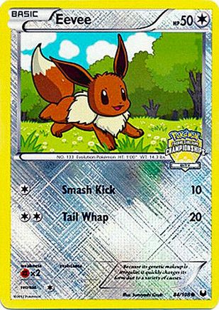Eevee (City Championships) 084/108  - Reverse Holofoil - Promo