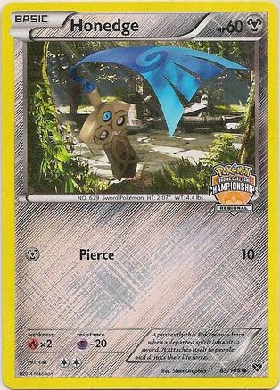 Honedge - 83/146 (Regional Championships)/146  - Reverse Holofoil - Promo