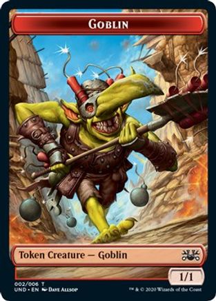 Goblin // Giant Teddy Bear Double-sided Token (UND-) - Unsanctioned