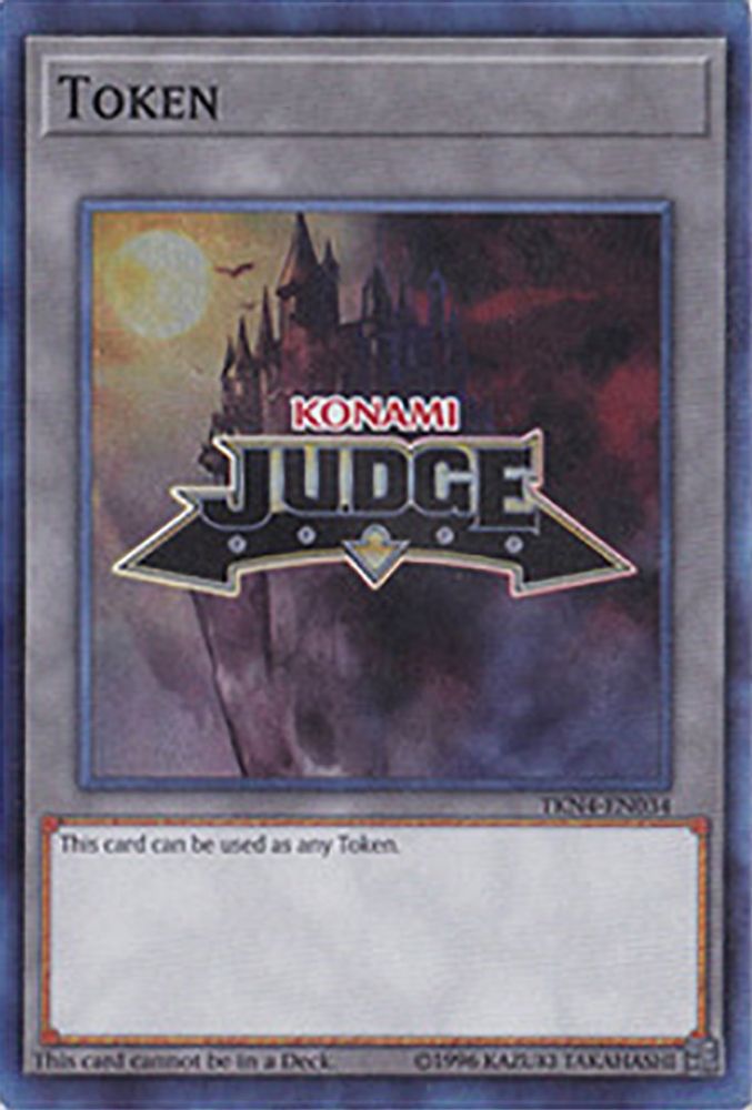 Official Judge Token: TKN4-EN034 (TKN4-EN034) - Super Rare