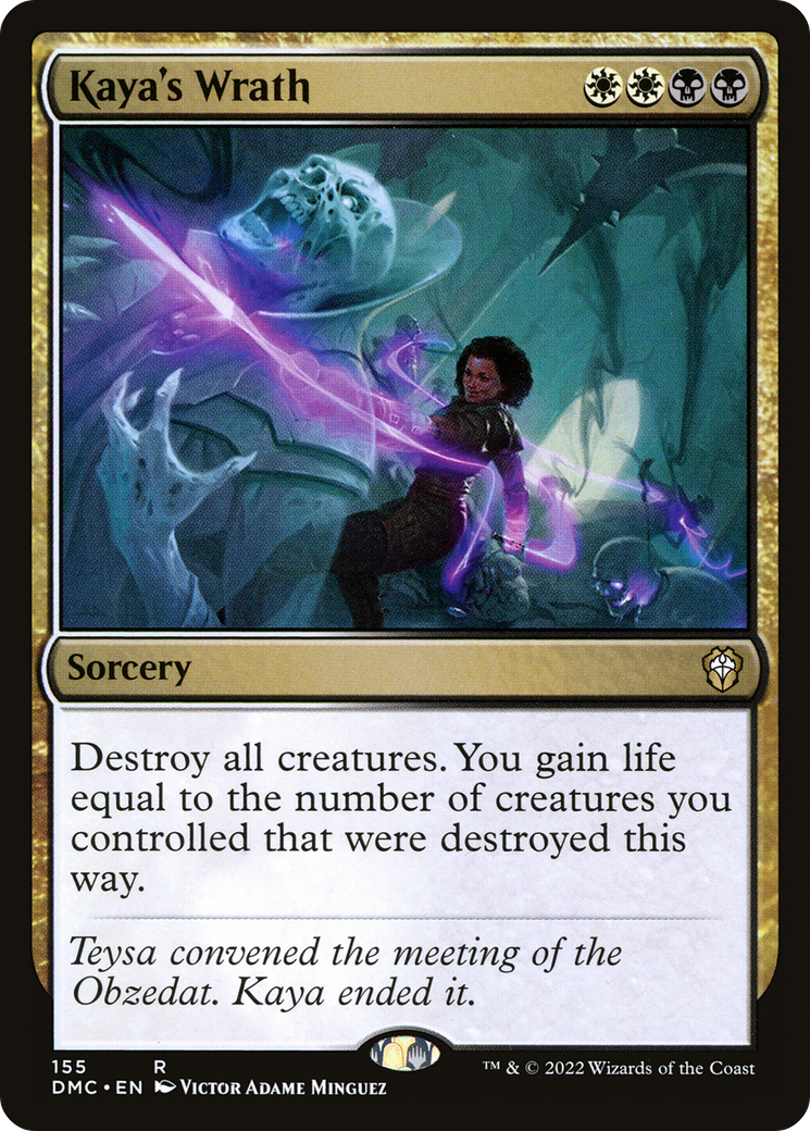 Colère de Kaya [Commandant Uni de Dominaria] 