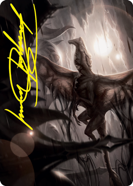 Carte d'art Shadrix Silverquill (signature estampillée or) [Strixhaven : School of Mages Art Series] 