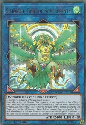 Simorgh, Bird of Sovereignty [DUOV-EN012] Ultra Rare