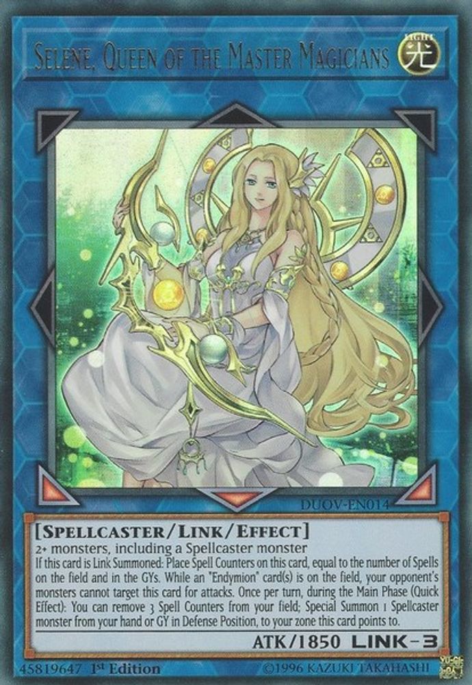 Selene, Queen of the Master Magicians (DUOV-EN014) - Ultra Rare
