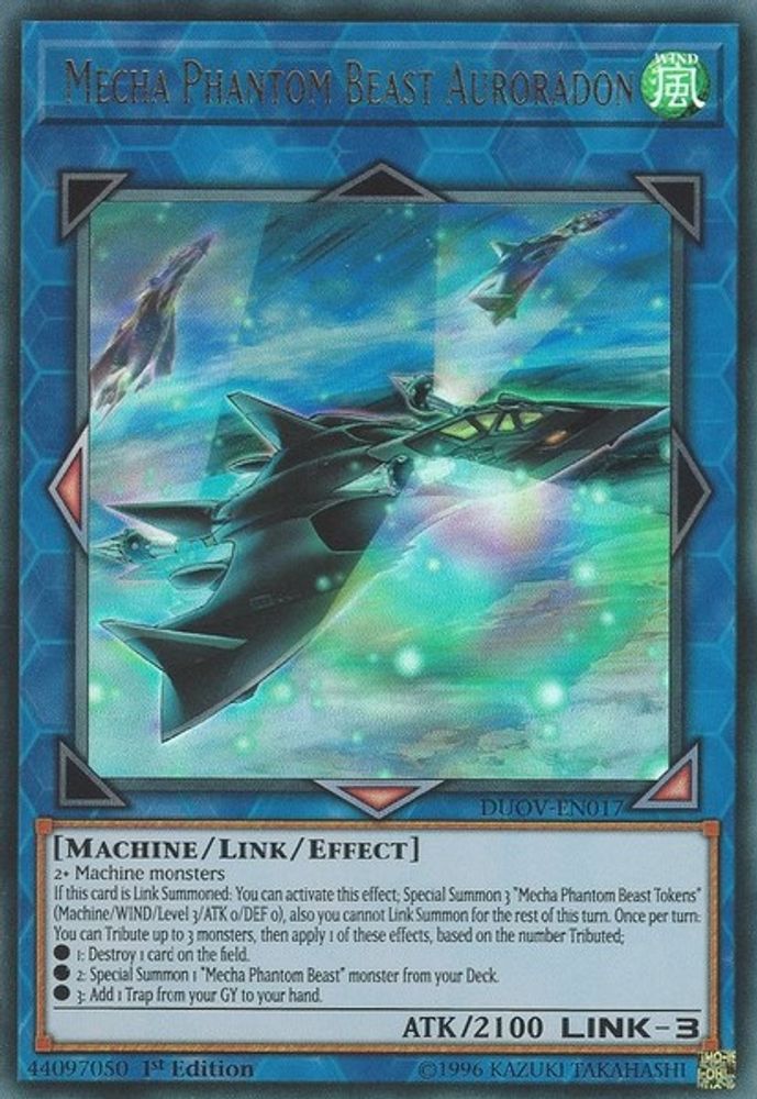 Mecha Phantom Beast Auroradon (DUOV-EN017) - Ultra Rare