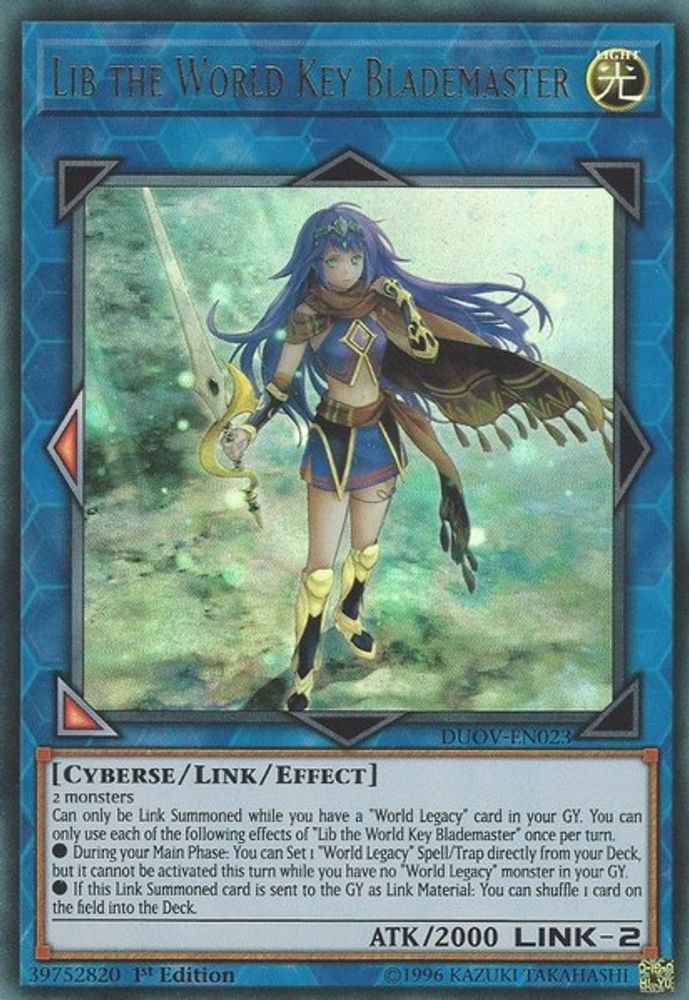Lib the World Key Blademaster (DUOV-EN023) - Ultra Rare