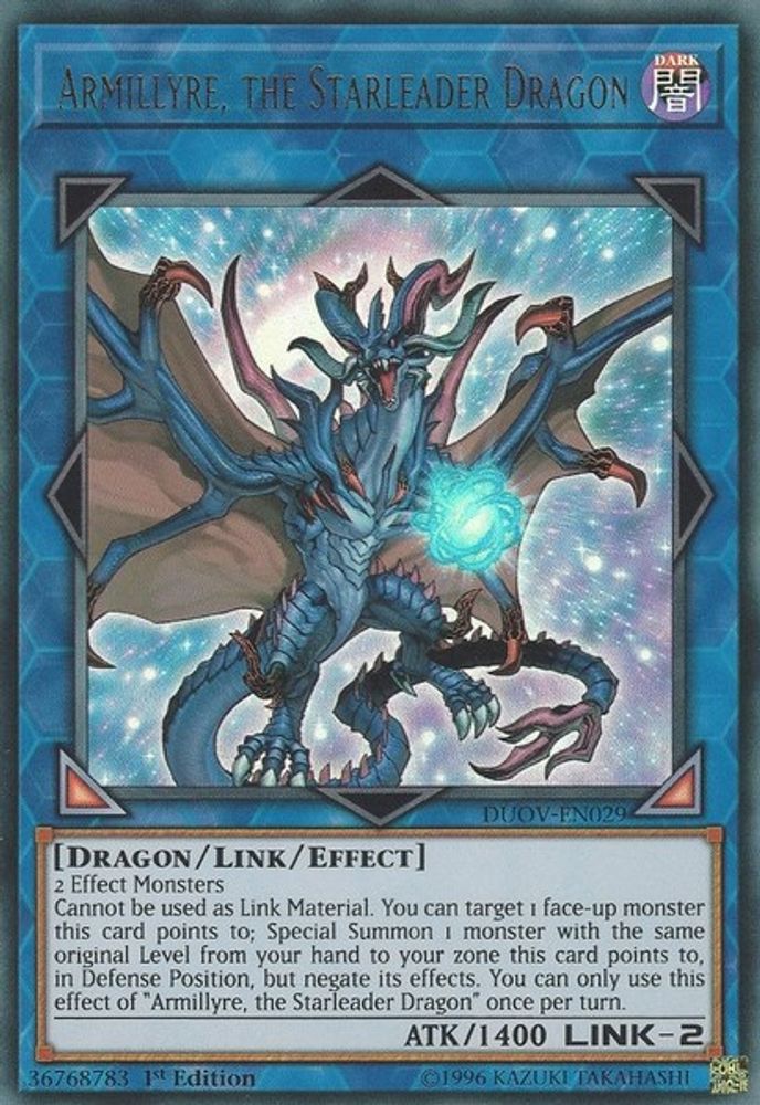 Armillyre, the Starleader Dragon (DUOV-EN029) - Ultra Rare