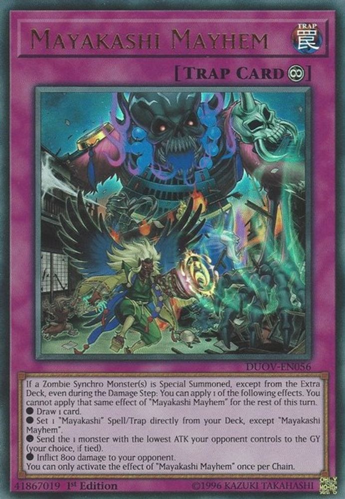 Mayakashi Mayhem [DUOV-EN056] Ultra Rare 