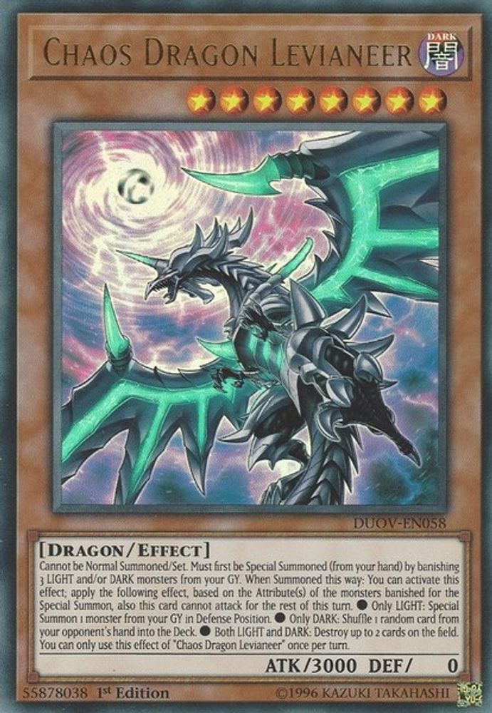 Chaos Dragon Levianeer (DUOV-EN058) - Ultra Rare