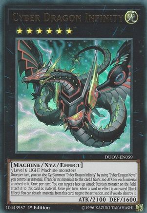 Cyber ​​Dragon Infinity [DUOV-EN059] Ultra Rare 