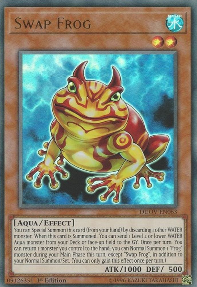 Swap Frog [DUOV-EN063] Ultra Rare 