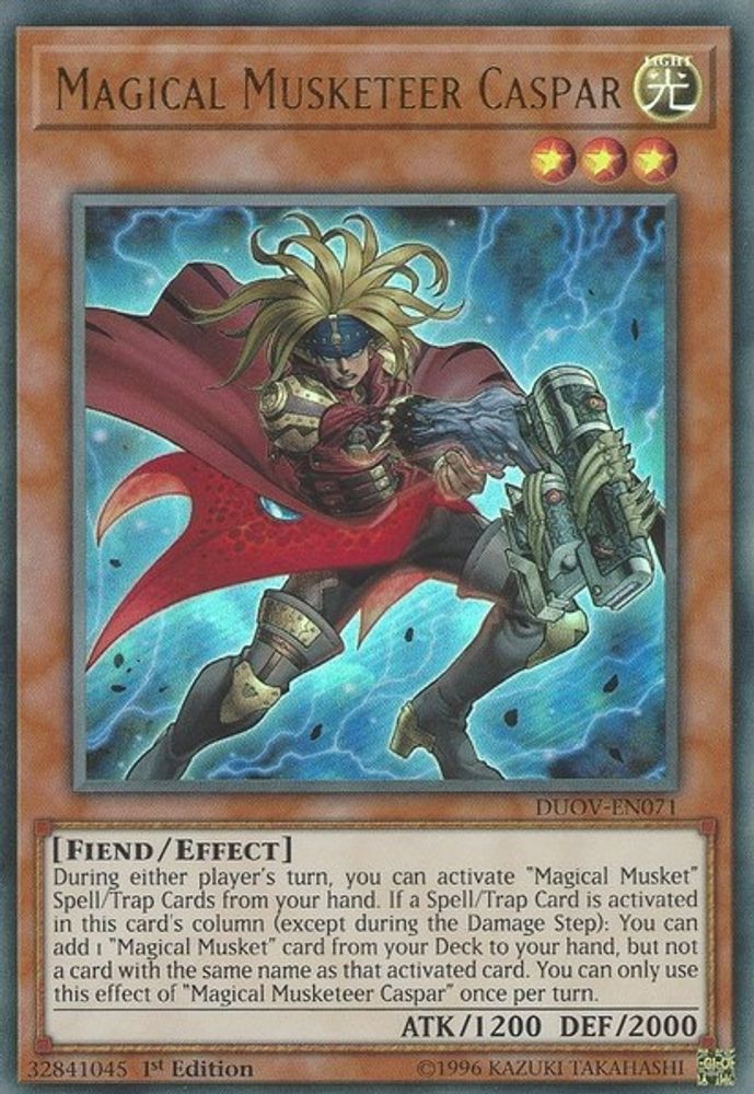 Magical Musketeer Caspar (DUOV-EN071) - Ultra Rare