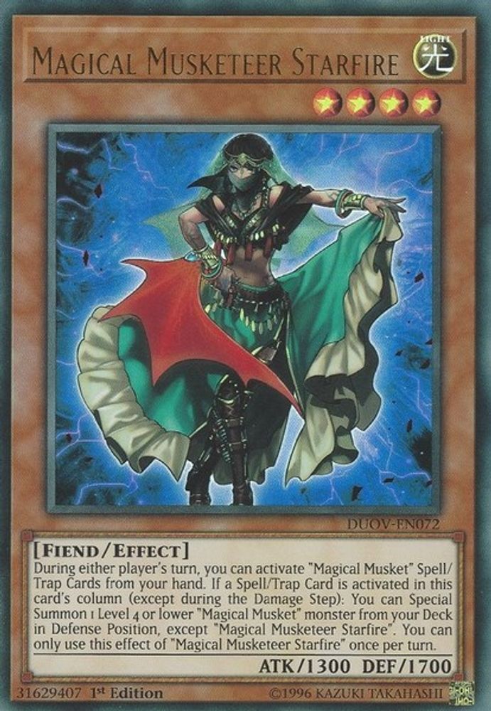 Magical Musketeer Starfire (DUOV-EN072) - Ultra Rare
