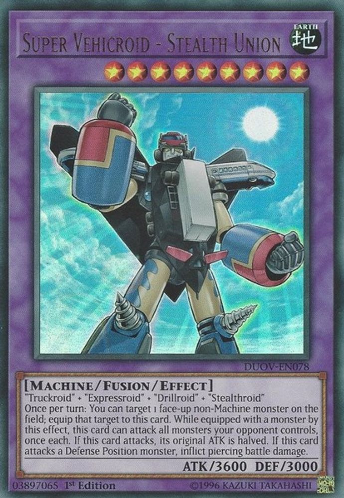 Super Vehicroid - Stealth Union (DUOV-EN078) - Ultra Rare