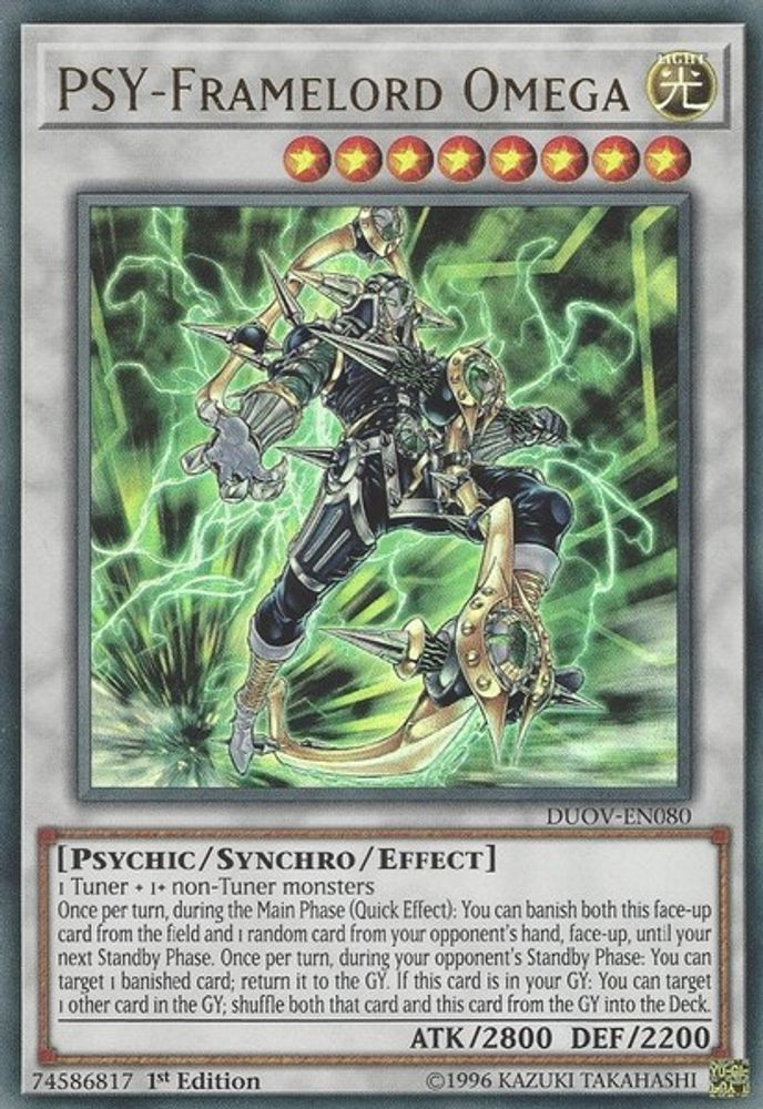 PSY-Framelord Omega [DUOV-EN080] Ultra Rare 