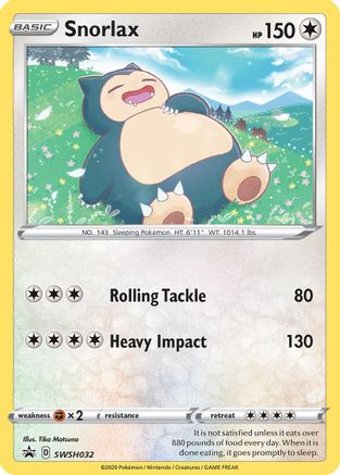 Snorlax - SWSH032  - Holofoil - Promo