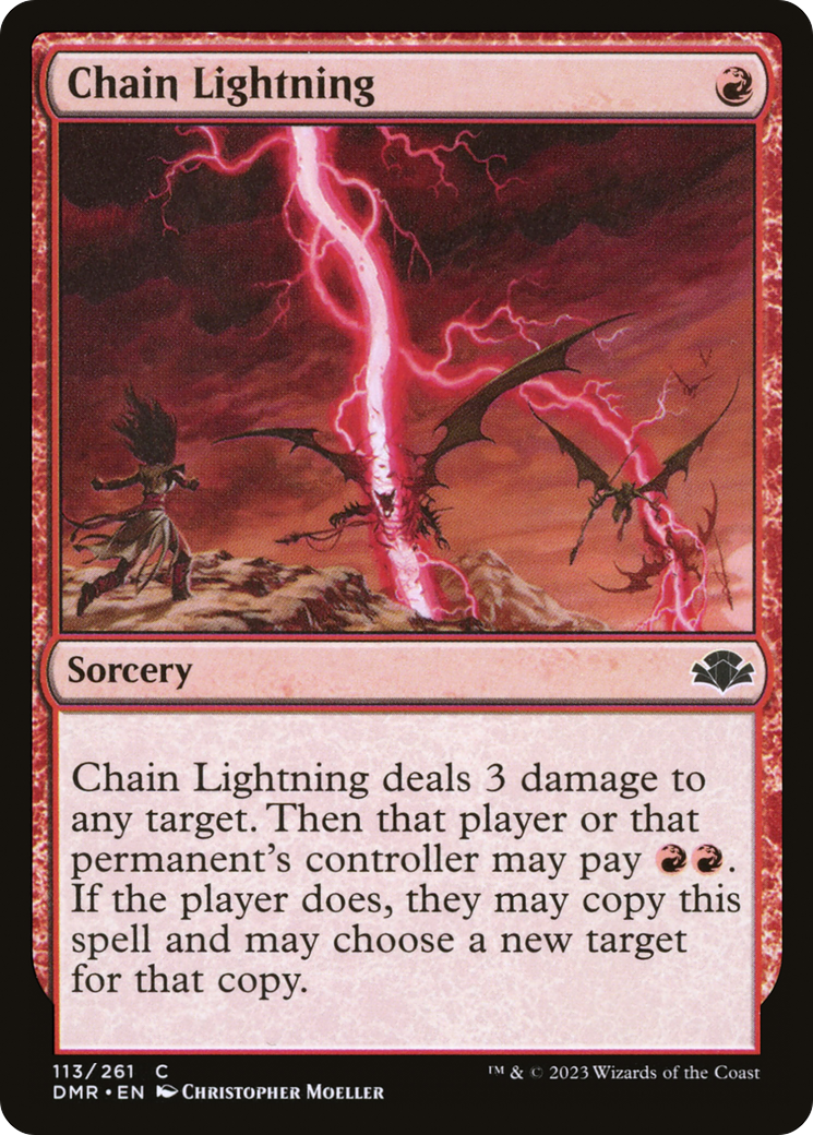 Chaîne d'éclairs [Dominaria Remastered] 