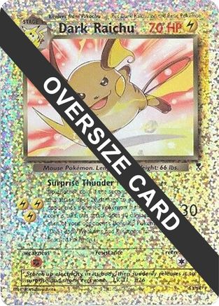 Dark Raichu - S3/S4 (Box Topper)/S4  - Reverse Holofoil - Promo