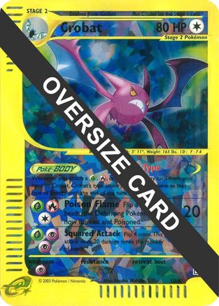 Crobat - 10/12 (Box Topper)/12  - Reverse Holofoil - Promo