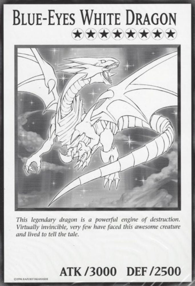 Blue-Eyes White Dragon (Oversized) () - Common