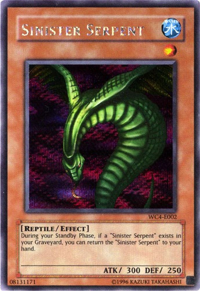Sinister Serpent (WC4-E002) - Prismatic Secret Rare