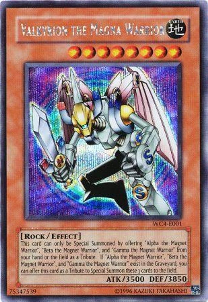 Valkyrion the Magna Warrior (WC4-E001) - Prismatic Secret Rare