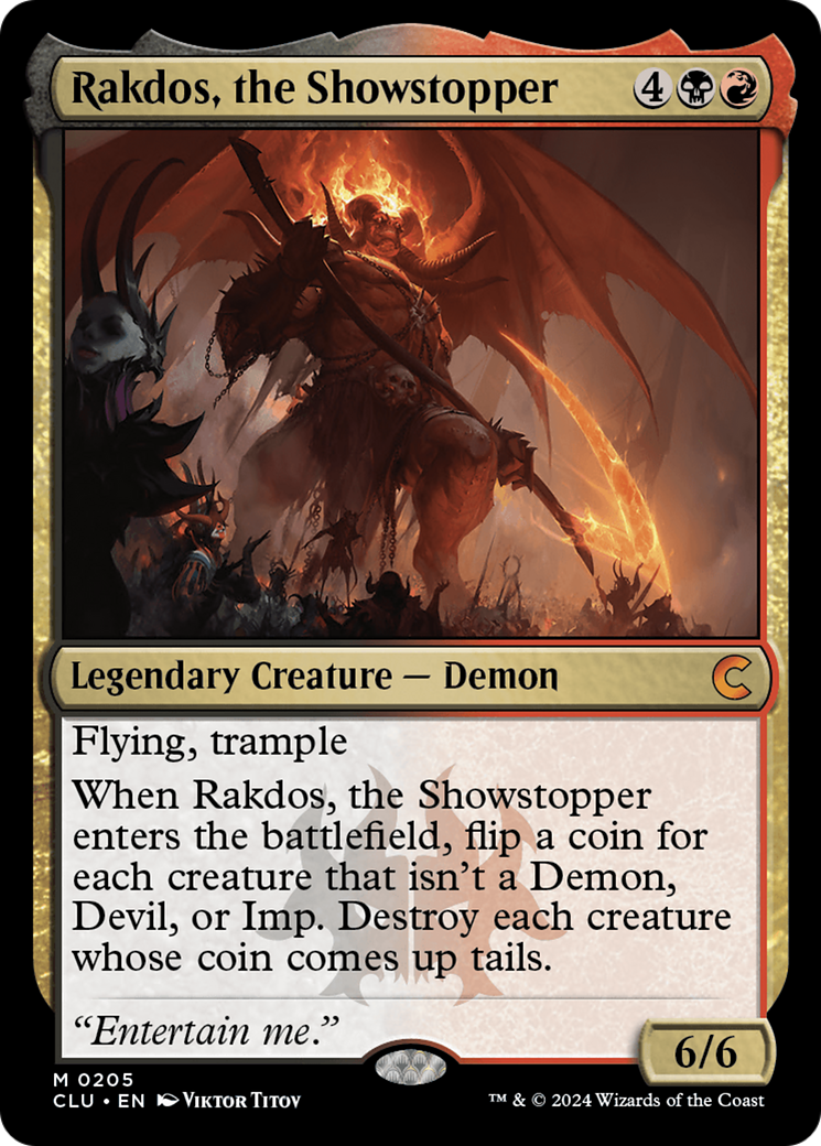 Rakdos, le Showstopper [Ravnica: Clue Edition] 