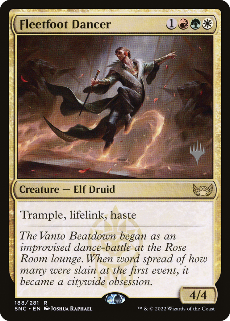 Fleetfoot Dancer (Pack promotionnel) [Streets of New Capenna Promos] 