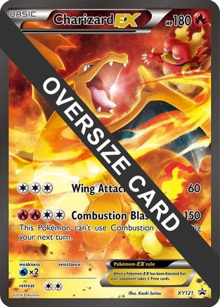 Charizard EX (XY121) (carte géante) [XY : Black Star Promos] 