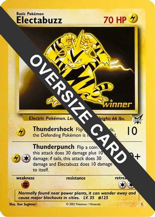 Electabuzz - 1 (Best of Game 1 Promo)  - Promo
