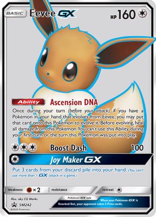 Eevee GX SM242  - Holofoil - Promo