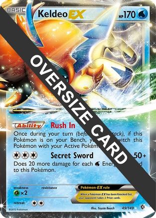 Keldeo EX - 49/99/99  - Holofoil - Promo
