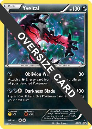 Yveltal (XY06) (Carte Jumbo) [XY : Promos Black Star] 