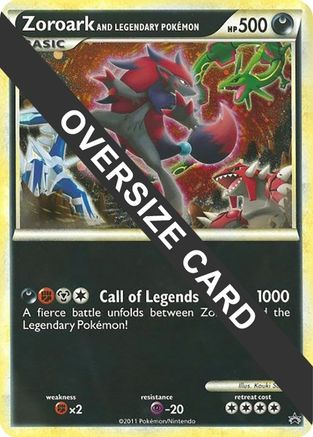Zoroark et Pokémon Légendaire (Carte Jumbo) [Cartes Diverses] 