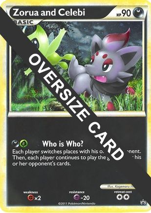 Zorua and Celebi (Black and White Tour Promo)  - Holofoil - Promo