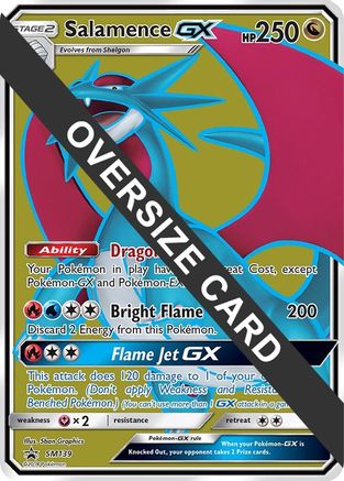 Salamence GX - SM139 (SM Black Star Promo)  - Holofoil - Promo