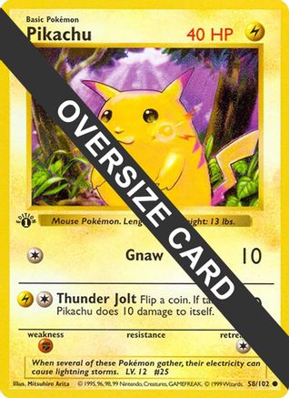 Pikachu - 58/102/102  - Promo