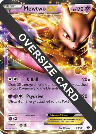 Mewtwo EX - 54/99/99  - Holofoil - Promo