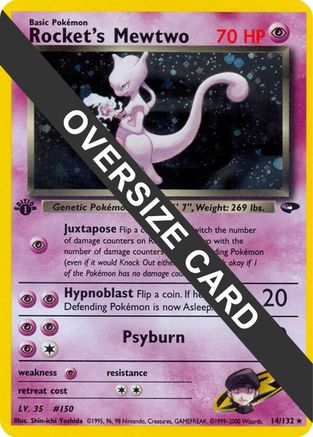 Rocket's Mewtwo - 14/132/132  - Holofoil - Promo