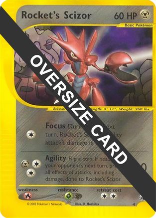 Rocket's Scizor - 4  - Holofoil - Promo