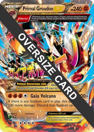 Primal Groudon EX - 86/160/160  - Holofoil - Promo