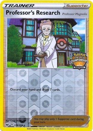 Professor's Research - 178/202 (Regional Championships)/202  - Reverse Holofoil - Promo