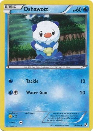 Oshawott - 27/114 (Cosmos Holo)/114  - Holofoil - Promo