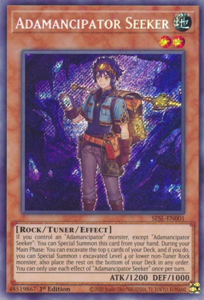 Chercheur Adamancipateur [SESL-EN001] Secret Rare 